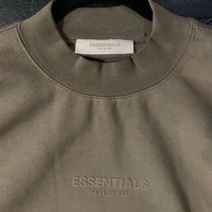 Essentials Fear of God Brown Crewneck Sweater XL
